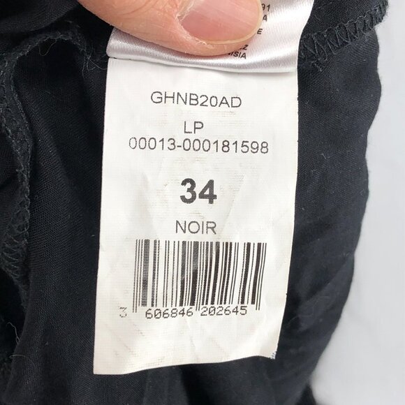 Naf Naf Black Floral Lace High Rise Short  Shorts size ~26/S - Picture 3 of 12